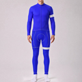 Dark Blue Long Sleeves Cycling Kits