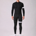 Black Long Sleeves Cycling Kits