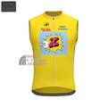 1990 Z Yellow Windproof Sleeveless Cycling Jersey