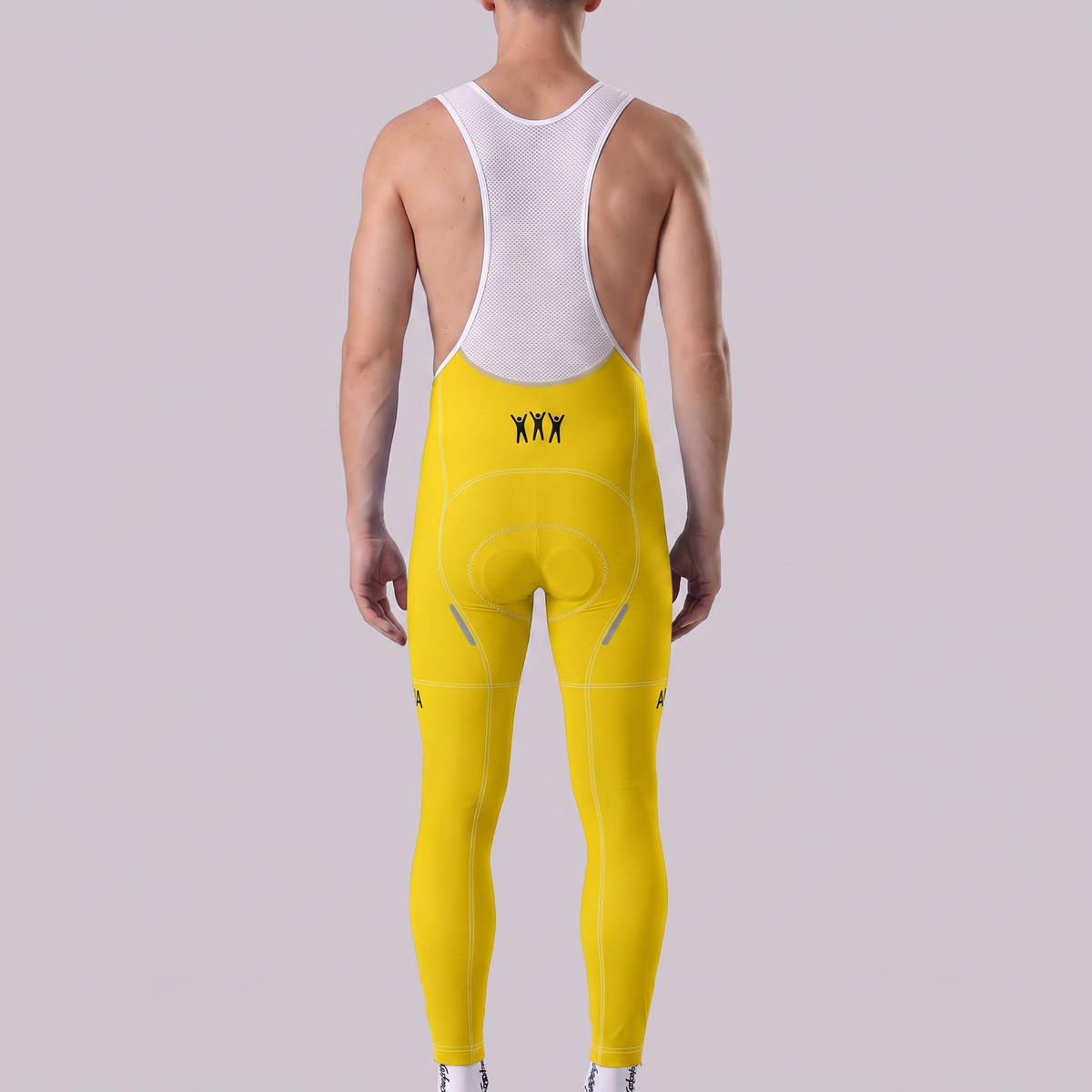 1995 Fundacion Fleece Bib Cycling Pants