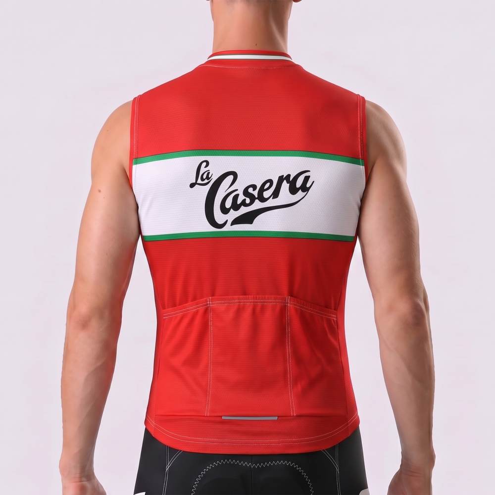 La Casera Windproof Sleeveless Cycling Jersey