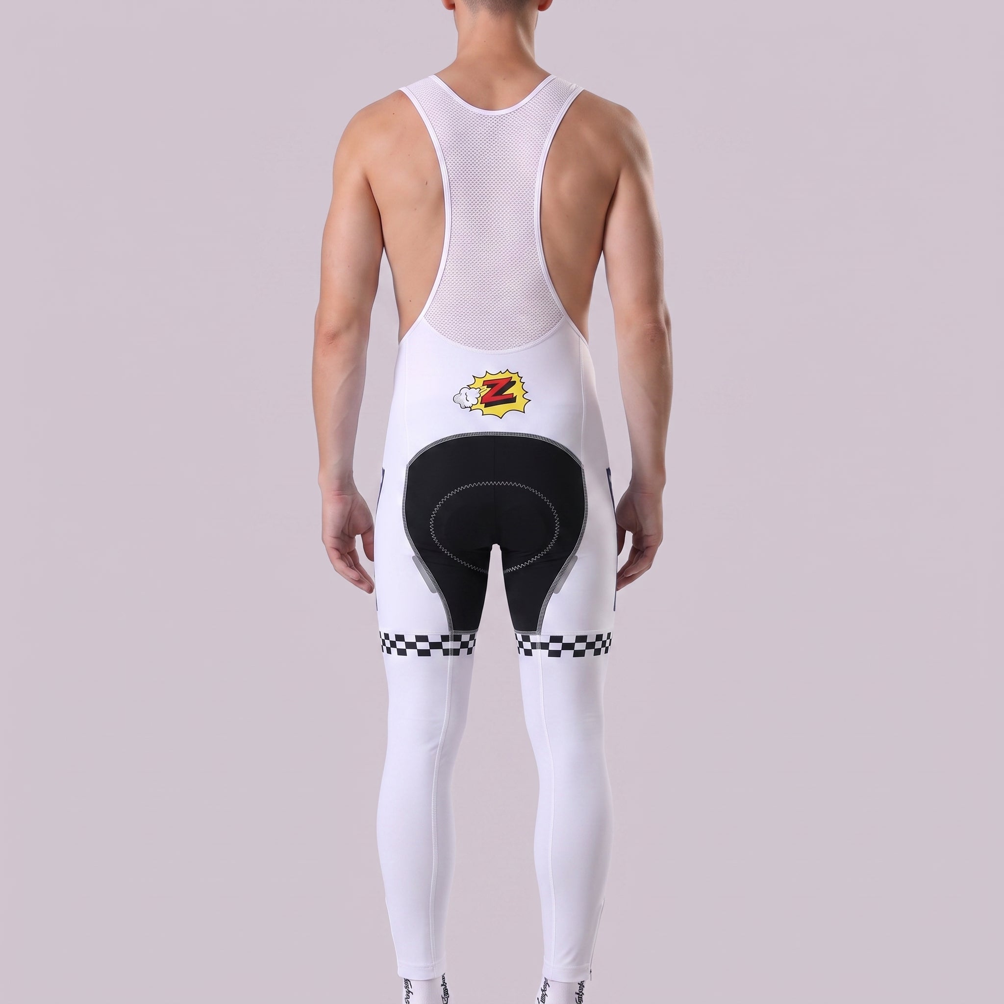 1988 Peugeot Fleece Bib Cycling Pants