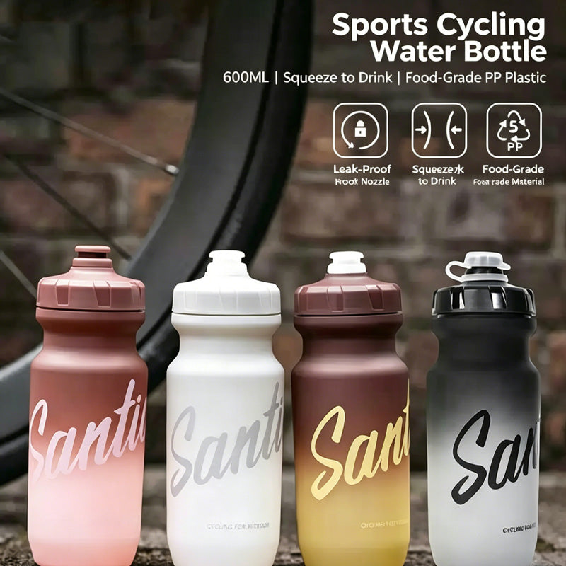 Multi-Color Gradient Road Bike Water Bottle