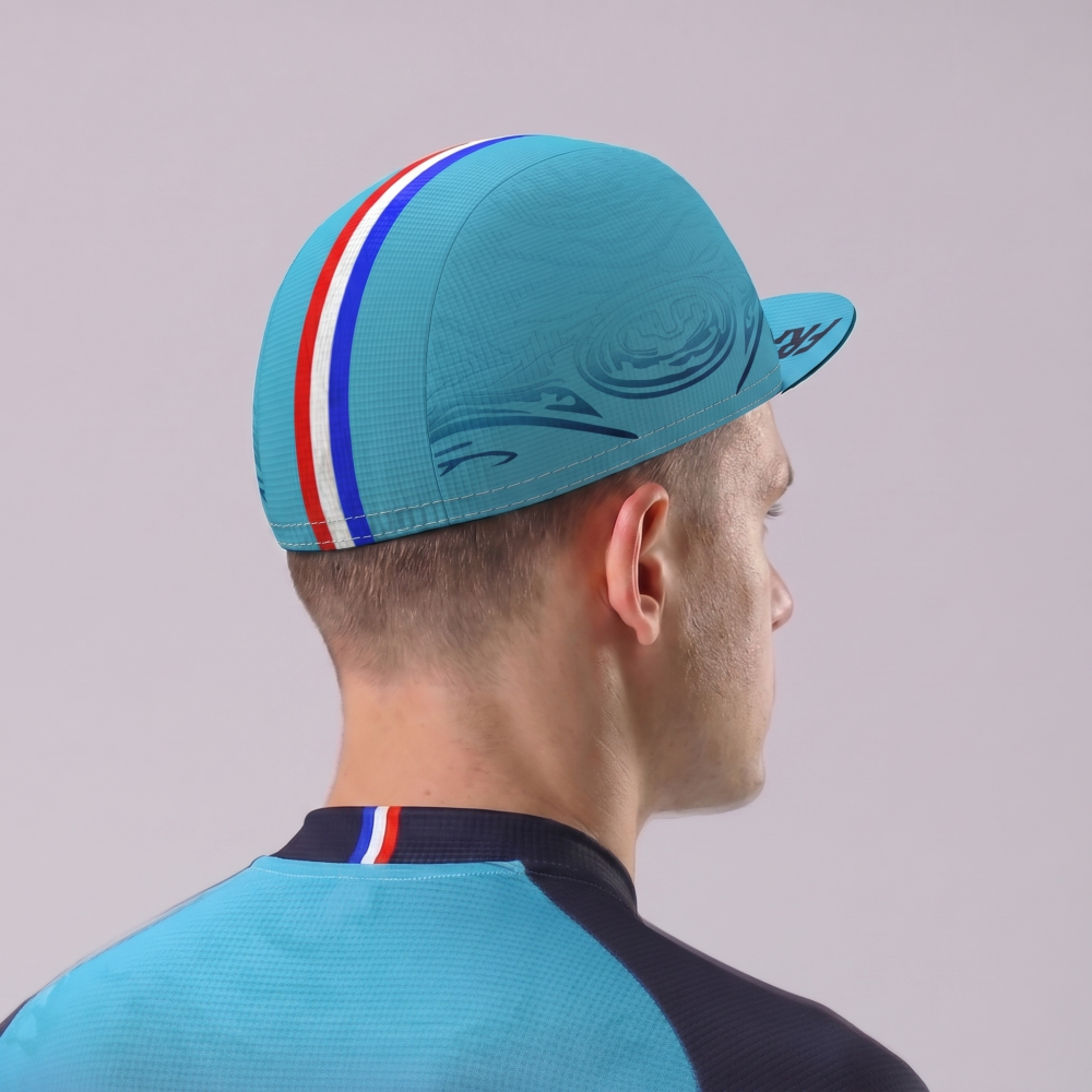 France Deep Blue Cycling Cap