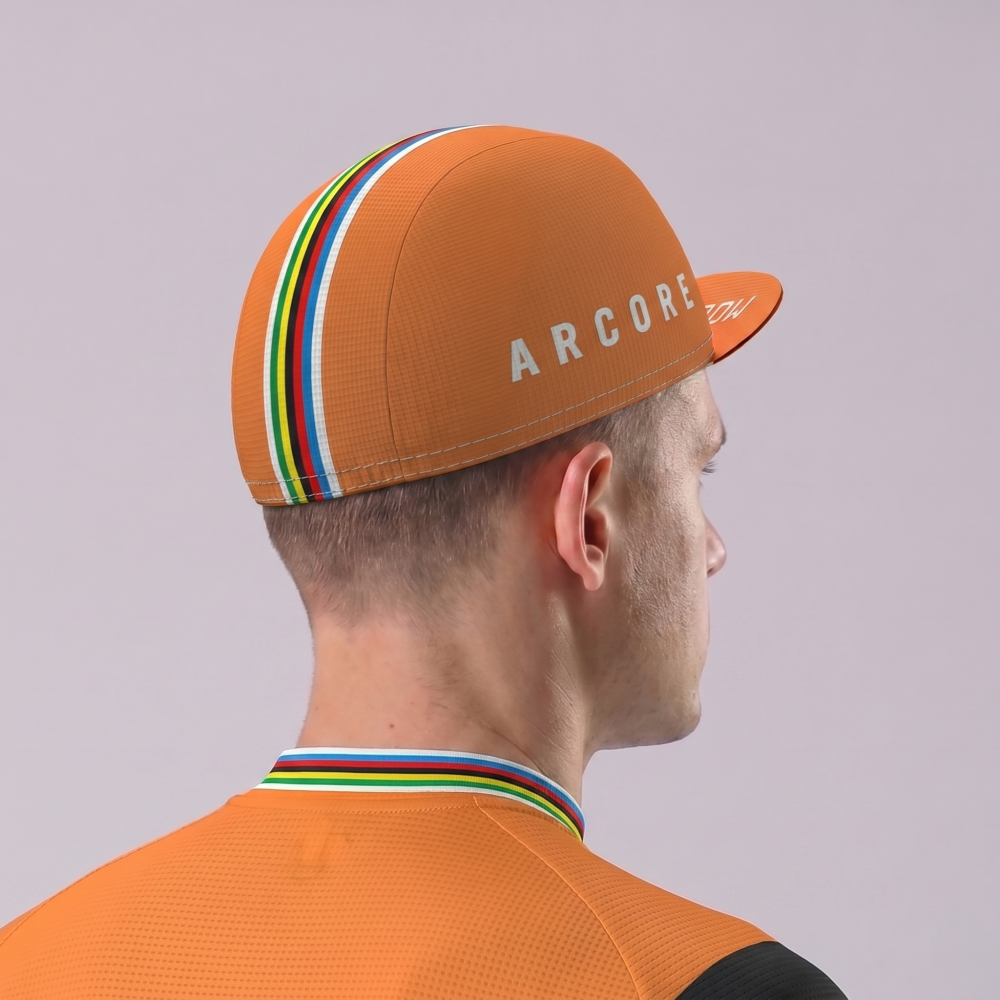Orange MOLTENI Cycling Cap
