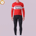 1974 Flandria Fleece Long Sleeves Cycling Kits