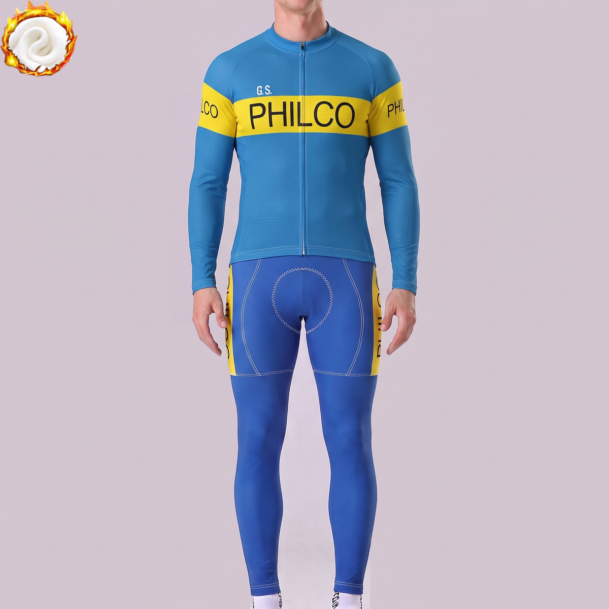 1961 Philco Fleece Long Sleeves Cycling Kits