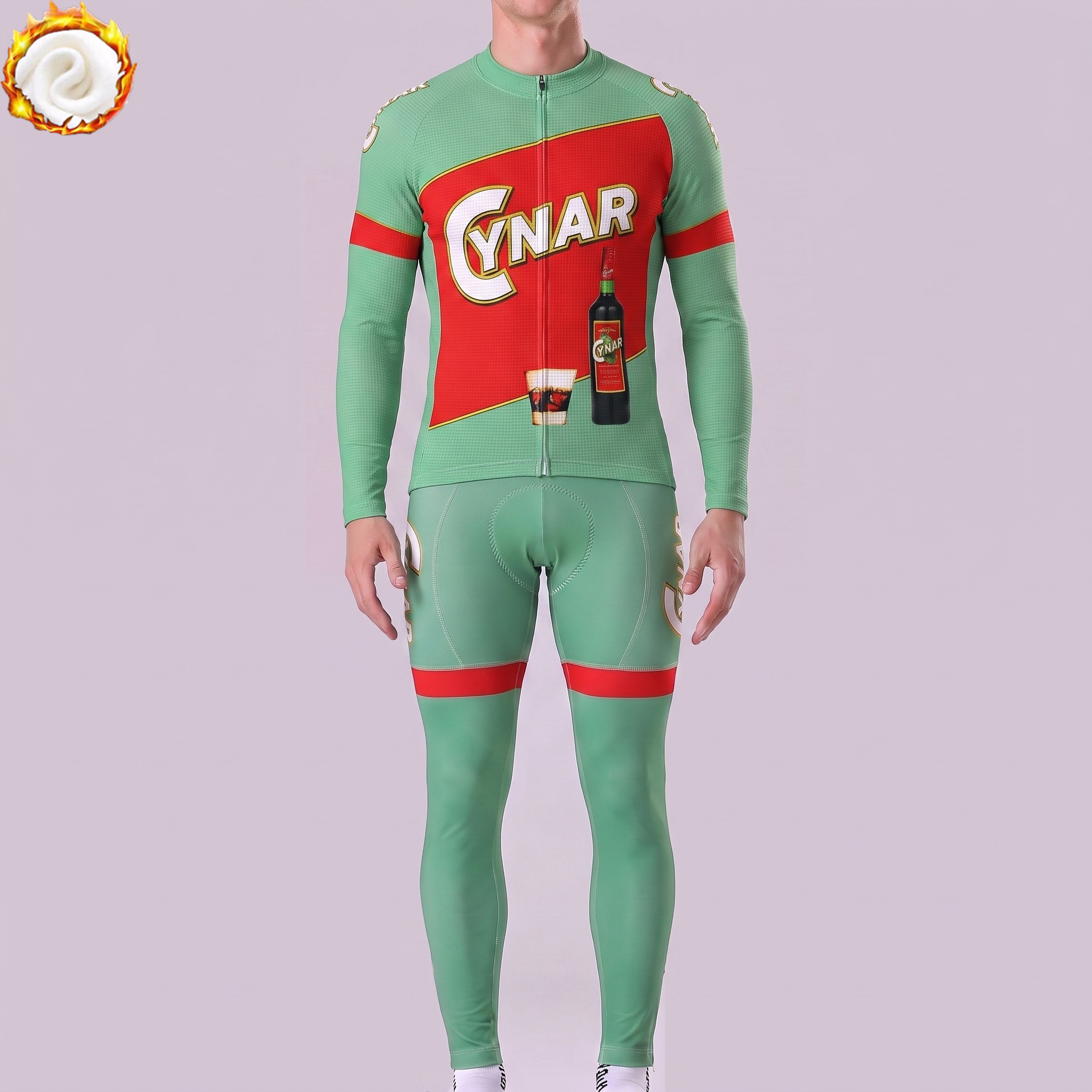 1965 Cynar Fleece Long Sleeves Cycling Kits