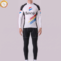 1990 Banesto Fleece Long Sleeves Cycling Kits