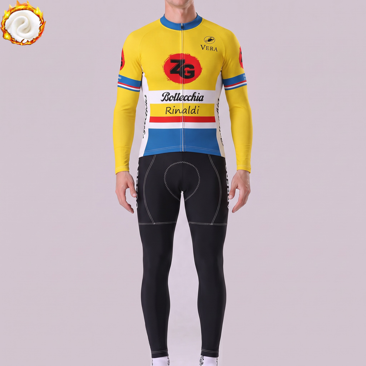 1991 ZG Fleece Long Sleeves Cycling Kits