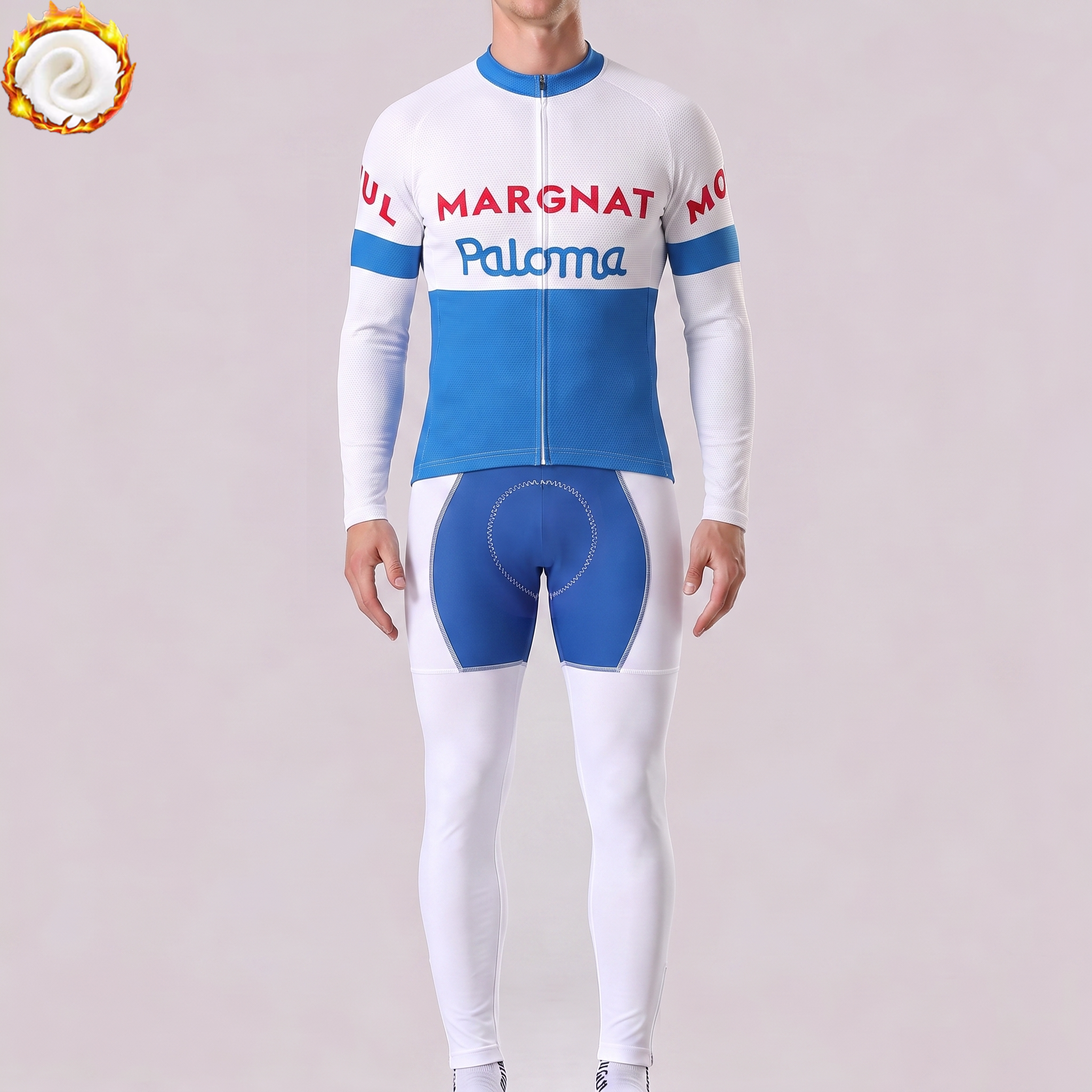 1962 Margnat Fleece Long Sleeves Cycling Kits