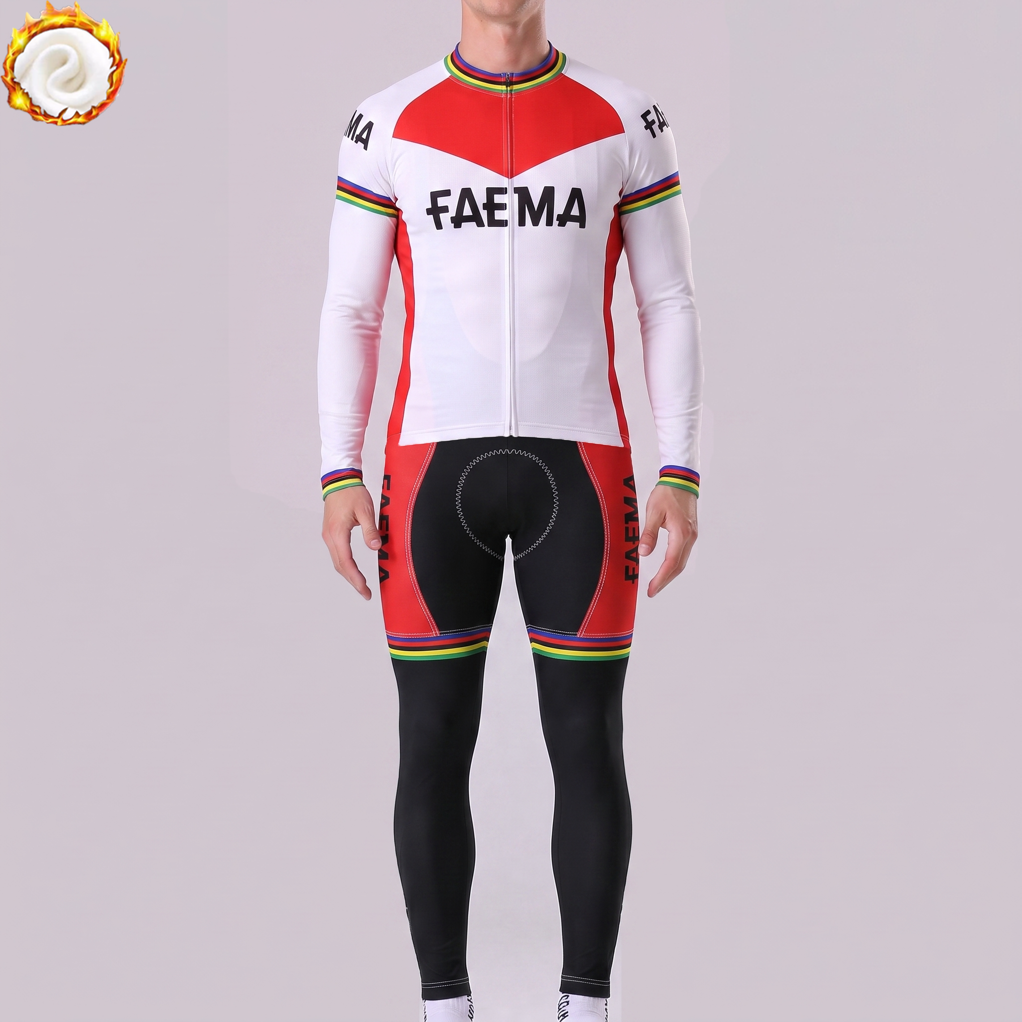 1967 Faema Fleece Long Sleeves Cycling Kits