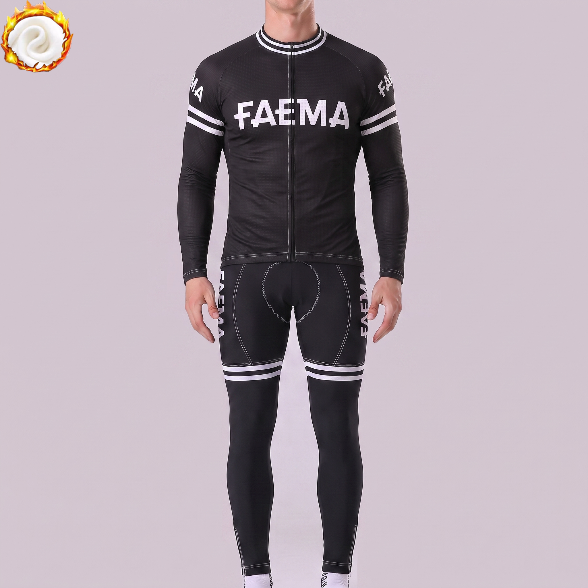 1966 Faema Fleece Long Sleeves Cycling Kits