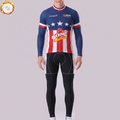 1990 Pony Fleece Long Sleeves Cycling Kits
