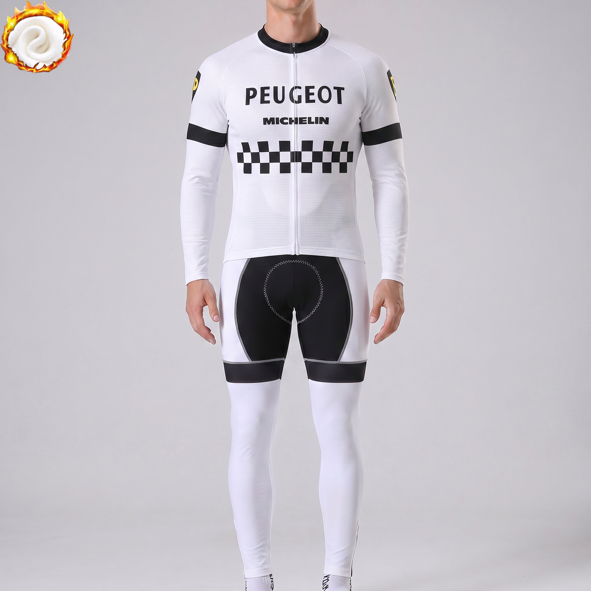 1974 KAS Fleece Long Sleeves Cycling Kits