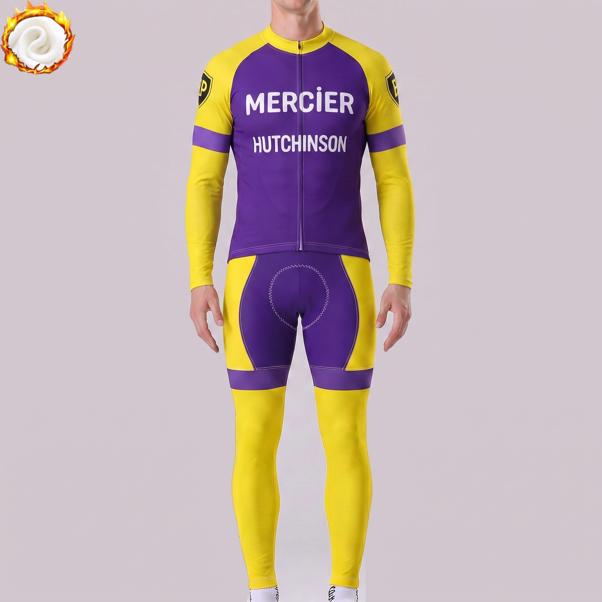 1964 Mercier Fleece Long Sleeves Cycling Kits