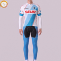 1990 SEUR Fleece Long Sleeves Cycling Kits
