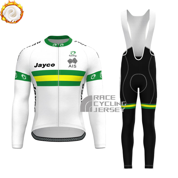 2017 Australia Fleece Long Sleeves Cycling Kits