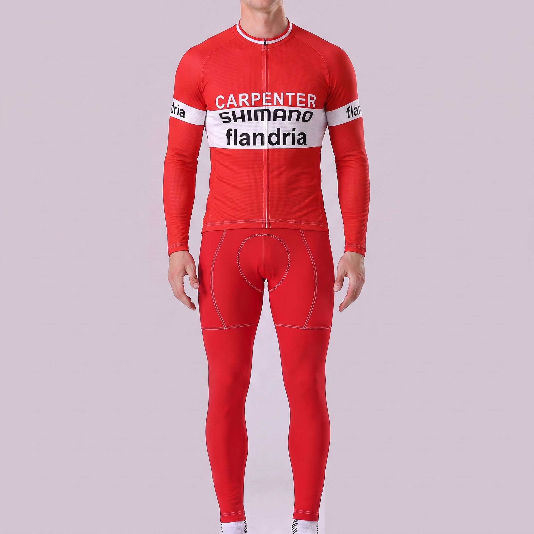 1973 Flandria Long Sleeves Cycling Kits