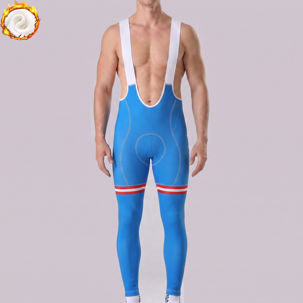 1987 7-Eleven Fleece Bib Cycling Pants