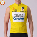 1992 CLAS Cajastur Fleece Sleeveless Cycling Jersey