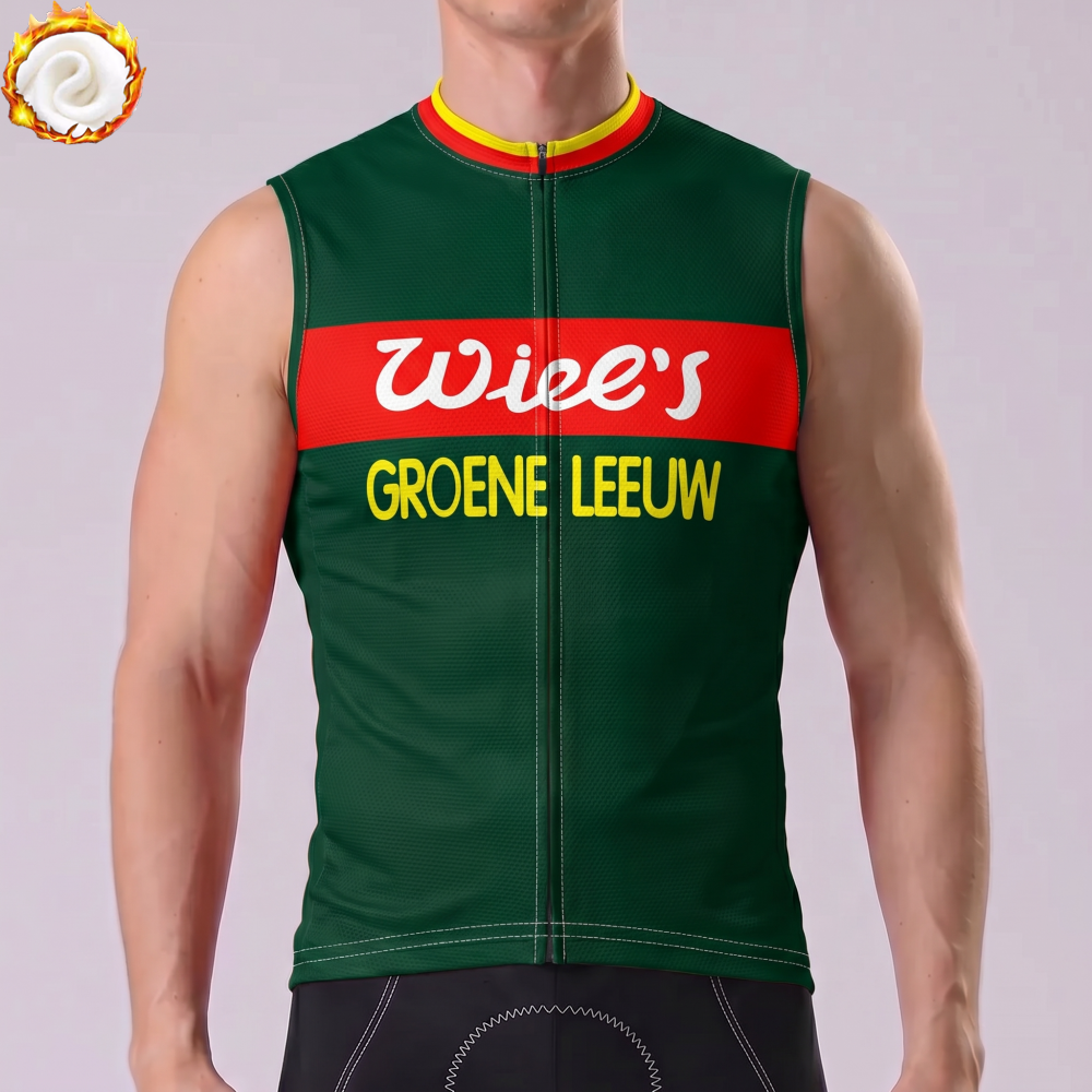 Wiee's Fleece Sleeveless Cycling Jersey