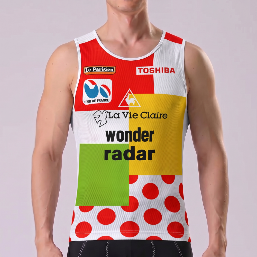 1987 La Vie Claire Cycling Vests