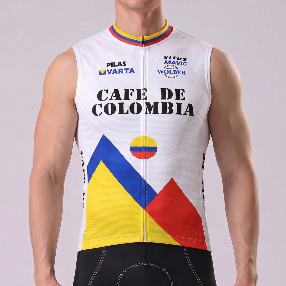 Colombia Sleeveless Cycling Jersey