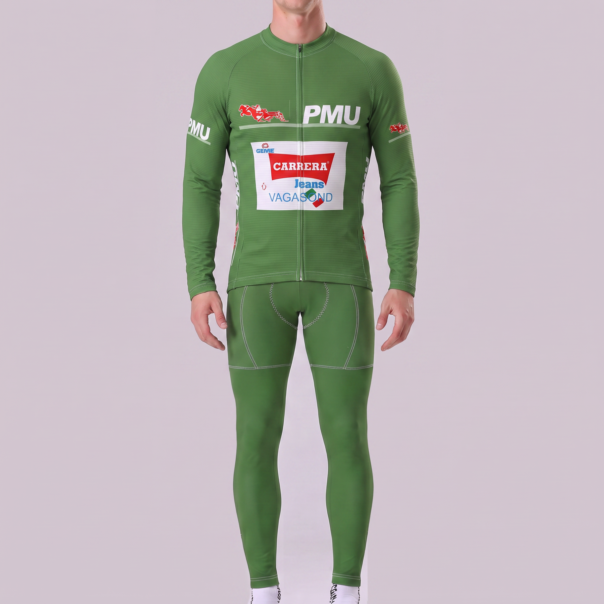 1987 PMU Long Sleeves Cycling Kits