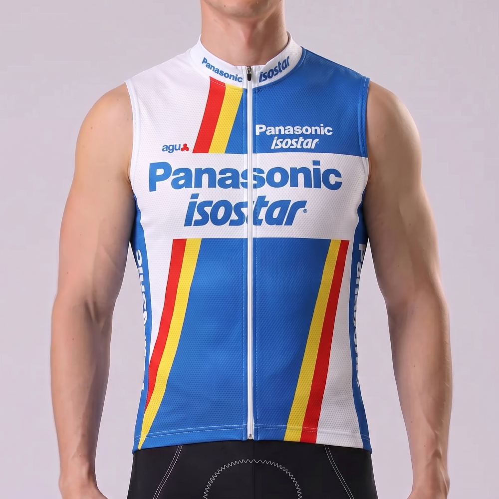 1990 Panasonic Isostar Sleeveless Cycling Jersey