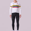 1986 Colombia Long Sleeves Cycling Kits