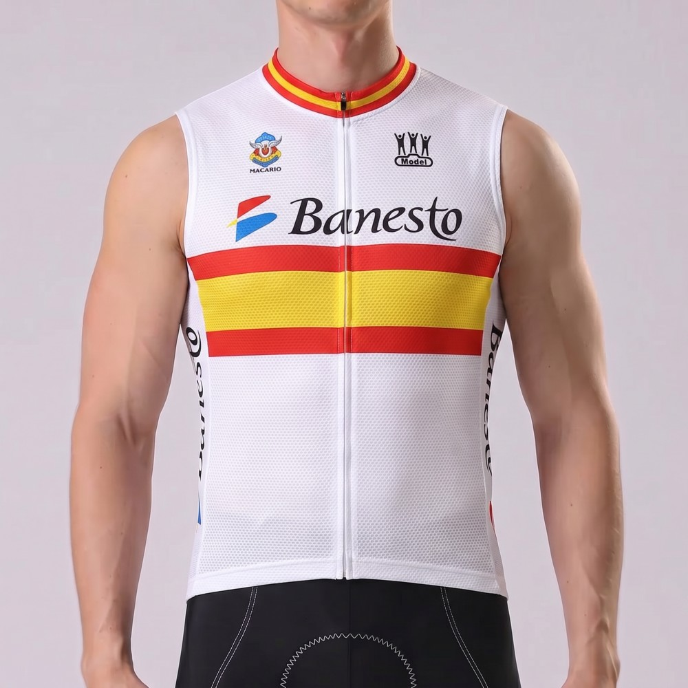 1992 Banesto Sleeveless Cycling Jersey