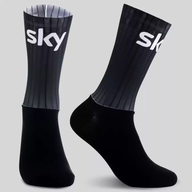 Multi-Style White Black Pro Road Bike Racing Socks