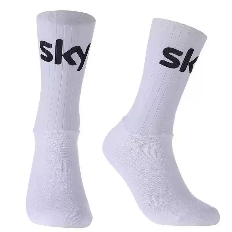 Multi-Style White Black Pro Road Bike Racing Socks