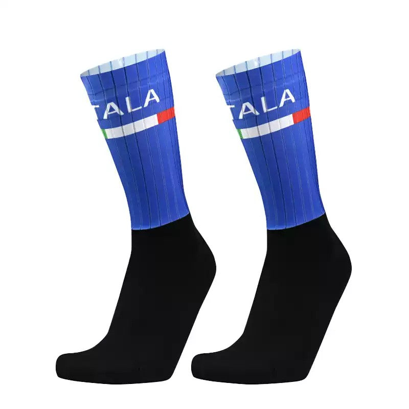 Tour de France Alphabet Aerodynamic Cycling Socks