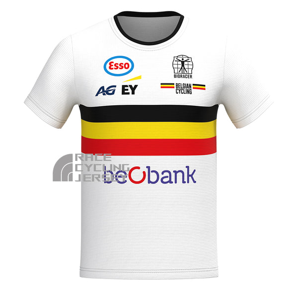 Belgium White T-Shirt