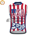 UNITED STATE OF AMERICA Fleece Sleeveless Cycling Jersey