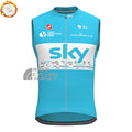 2018 Sky Rapha Fleece Sleeveless Cycling Jersey
