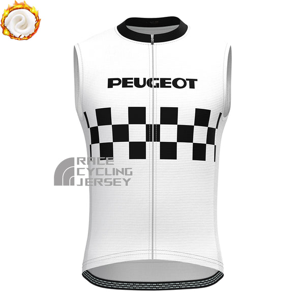 1986 PEUGEOT Fleece Sleeveless Cycling Jersey