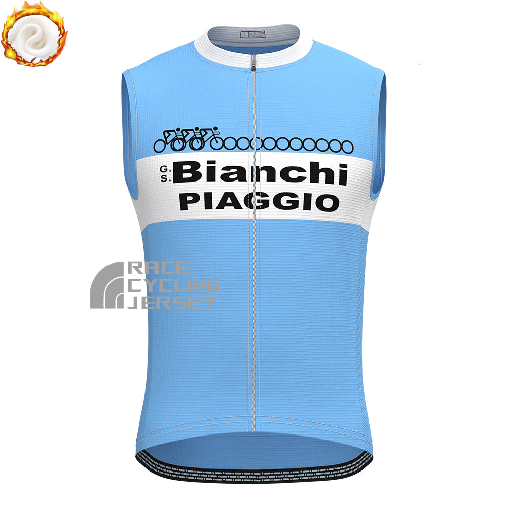 1983 Bianchi Fleece Sleeveless Cycling Jersey