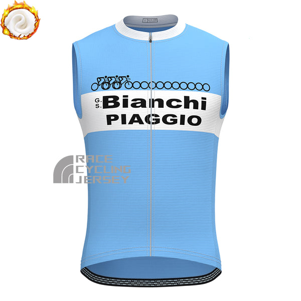 1983 Bianchi Fleece Sleeveless Cycling Jersey