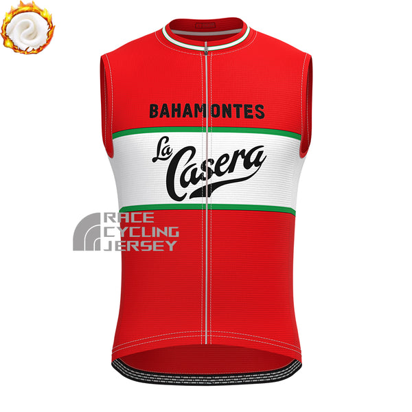 La Casera Fleece Sleeveless Cycling Jersey