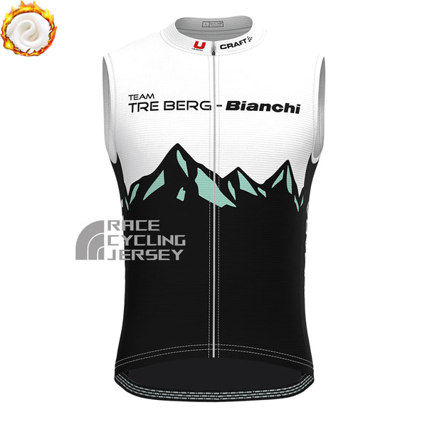 2016 Bianchi Fleece Sleeveless Cycling Jersey