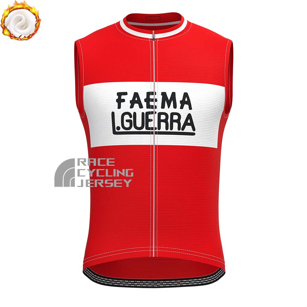 1956 Guerra Fleece Sleeveless Cycling Jersey