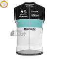 Leopard Bianchi Fleece Sleeveless Cycling Jersey