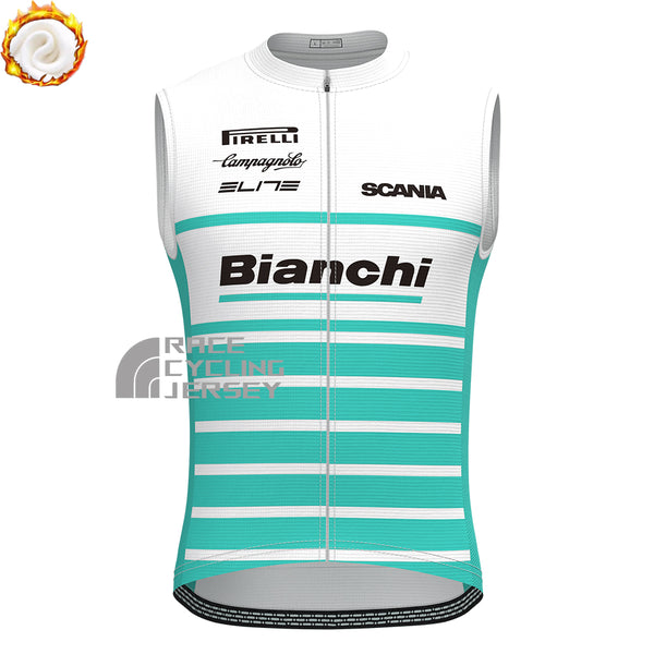 MEDION Bianchi Fleece Sleeveless Cycling Jersey