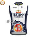 1998 Festina Fleece Sleeveless Cycling Jersey