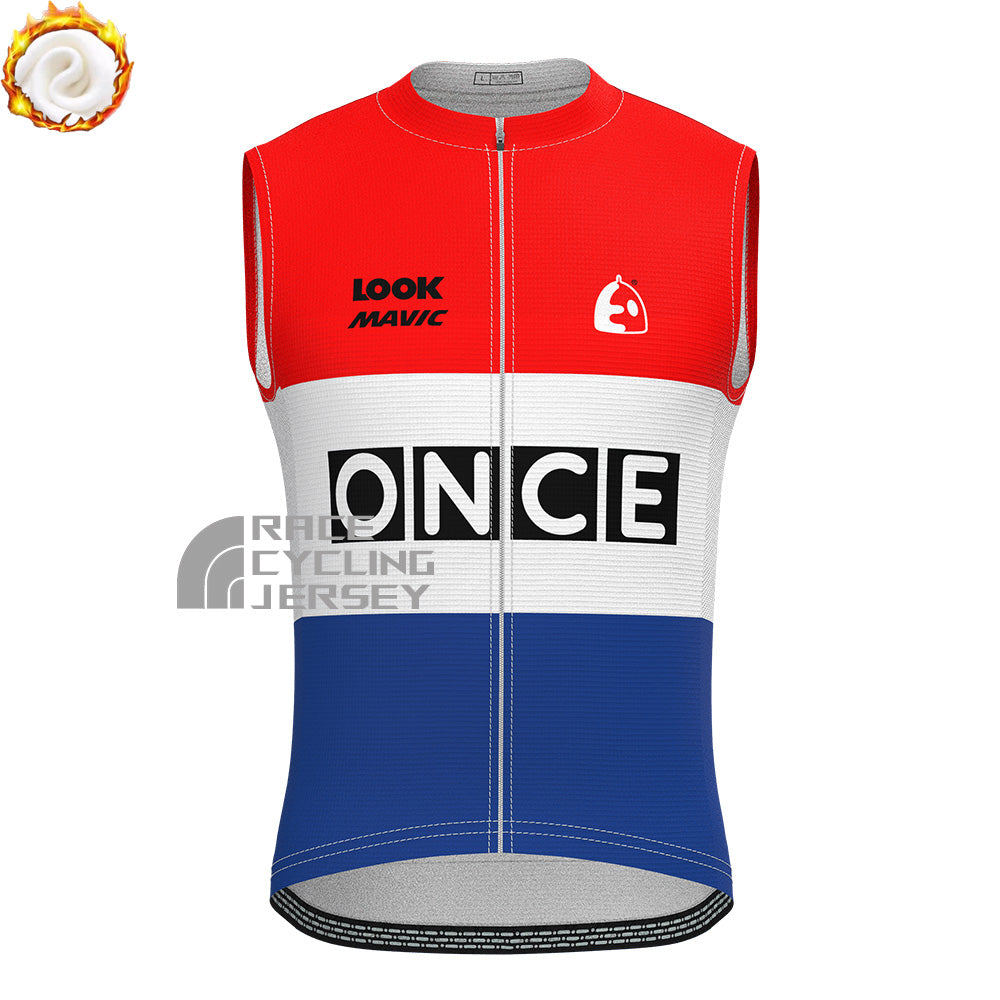 1994 ONCE Fleece Sleeveless Cycling Jersey