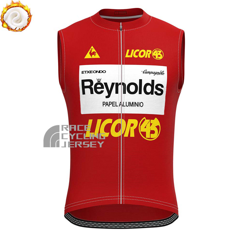 1981 Reynolds Licor Fleece Sleeveless Cycling Jersey