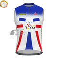 1994 France Fleece Sleeveless Cycling Jersey